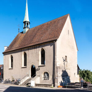 Eröffnung der Wanderausstellung in der Sebastianskapelle Baden (18. August 2025) – «Du zählst, weil Du bist», Cicely Saunders (1918–2005) – Palliative Care und Begleitung der Aargauer Landeskirchen – www.palliative-begleitung.ch (Foto Jean-Marc Felix, XMedia)