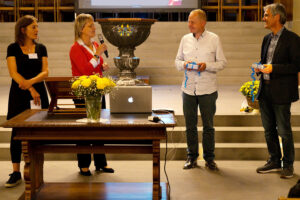 Eröffnung der Wanderausstellung in der Stadtkirche Zofingen (18. September 2025) – «Du zählst, weil Du bist», Cicely Saunders (1918–2005) – Palliative Care und Begleitung der Aargauer Landeskirchen – www.palliative-begleitung.ch (Foto Jean-Marc Felix, XMedia)
